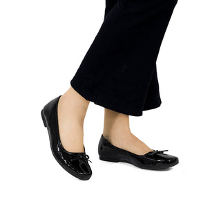 136804 Flexi Flats Sintético Negro charol