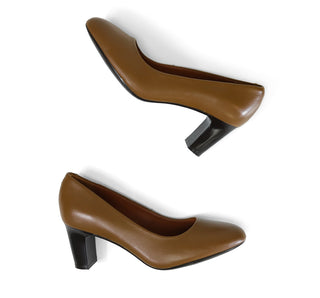 124401 Flexi Zapatilla media Piel Cafe