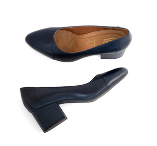 137506 Flexi Zapatilla baja Piel Azul marino