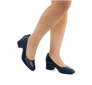 137506 Flexi Zapatilla baja Piel Azul marino