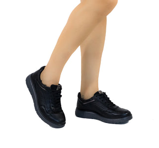 137902 Flexi Tenis Piel Negro