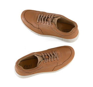 137902 Flexi Tenis Piel Camel