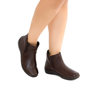 138110 Flexi Botin Piel Cafe