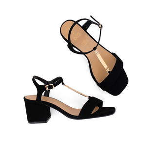 892002 Gillio Sandalia Antelina Negro