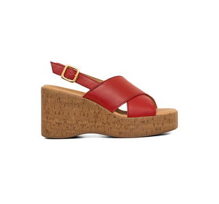 139201 Flexi Sandalia Piel Rojo
