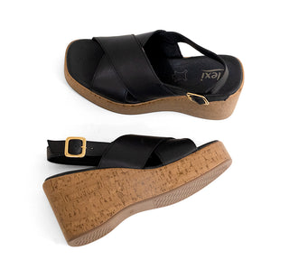 139201 Flexi Sandalia Piel Negro