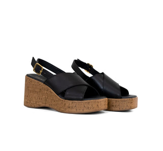 139201 Flexi Sandalia Piel Negro