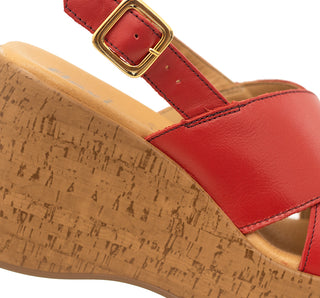 139201 Flexi Sandalia Piel Rojo