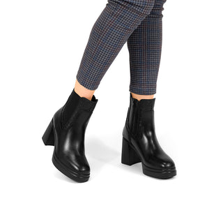 127402 Flexi Botin Piel Negro