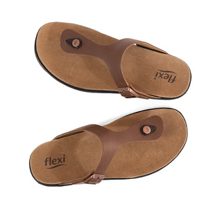 139602 Flexi Sandalia Piel Tan