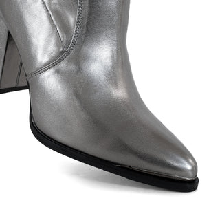 2409111 Garrapata Bota Sintético Plata