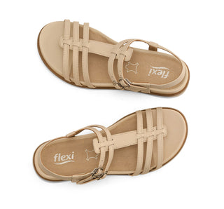 140101 Flexi Sandalia Piel Beige