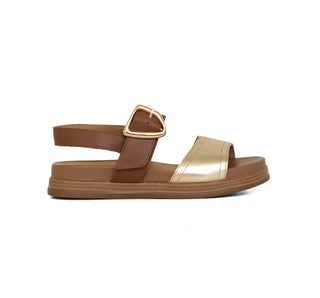 140102 Flexi Sandalia Piel Oro