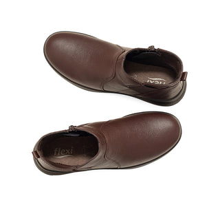 142404 Flexi Botin Piel Cafe