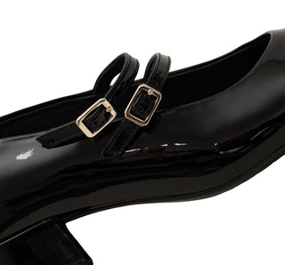 143203 Flexi Zapatilla baja Charol Negro