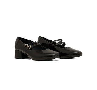 143203 Flexi Zapatilla baja Charol Negro