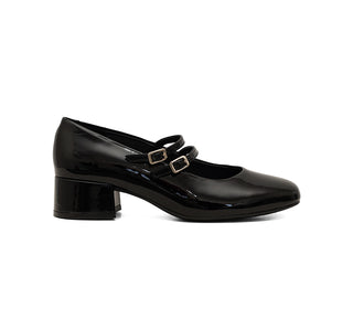 143203 Flexi Zapatilla baja Charol Negro