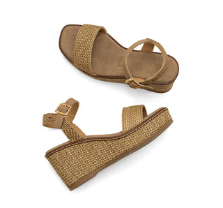 951008 Gillio Sandalia Rafia Camel