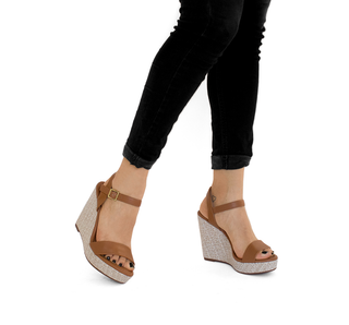 6283.2000 Vizzano Sandalia Pelica/pele strech Camel