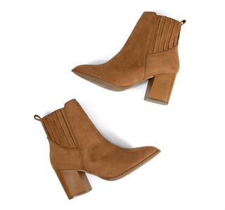 31202 Lady paulina Botin Durazno Camel