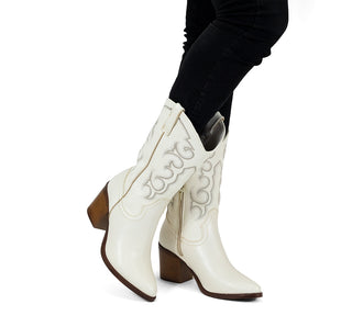 748601 Berlin Bota Sintético Blanco