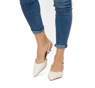 1441.100 Vizzano Zapatilla baja Pelica/pele strech Blanco