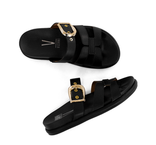 6507.105 Vizzano Sandalia Pelica/pele strech Negro