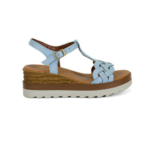 127703 Flexi Sandalia Piel Azul