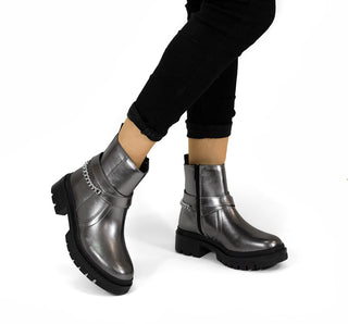 647501 Ozono Botin Sintético Inox