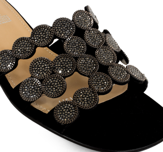 925007 Gillio Sandalia Antelina Negro