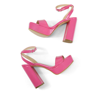 17301 Lady paulina Sandalia Charol Fiusha