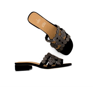 925007 Gillio Sandalia Antelina Negro