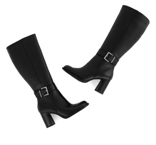 130604 Flexi Botin Piel Negro