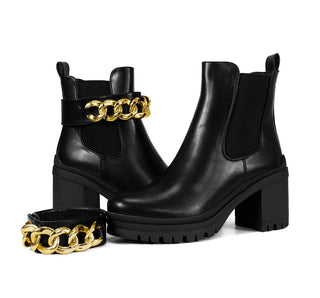 71850201 Berlin Botin Sintético Negro