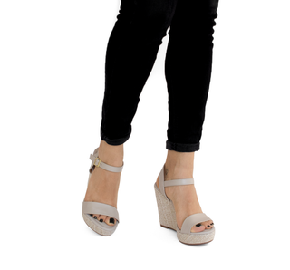 6283.2000 Vizzano Sandalia Pelica/pele strech Gris plata