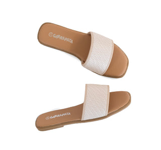 111010 Garrapata Sandalia Sintético Blanco