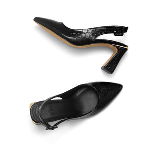 263401 Efe Zapatilla alta Lizard Negro