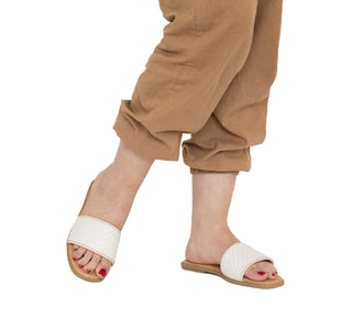 111010 Garrapata Sandalia Sintético Blanco