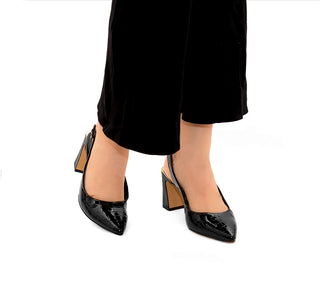 263401 Efe Zapatilla alta Lizard Negro