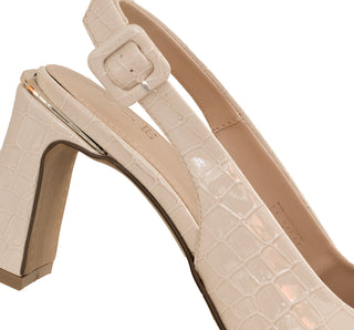 263401 Efe Zapatilla alta Lizard Beige