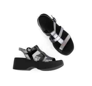 5503.101 Moleca Sandalia Metalizado premium Inox