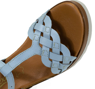 127703 Flexi Sandalia Piel Azul