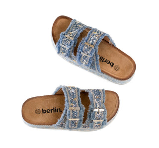 801015 Berlin Sandalia Textil Mezclilla