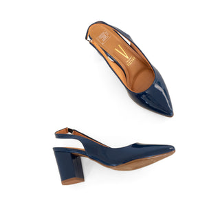 1290.503 Vizzano Zapatilla media Verniz premium Azul marino