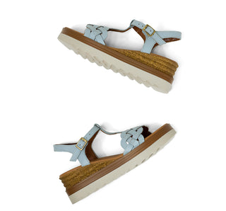 127703 Flexi Sandalia Piel Azul