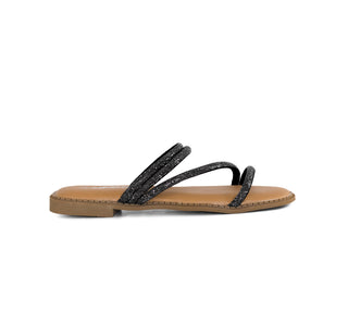 111009 Garrapata Sandalia Sintético Negro