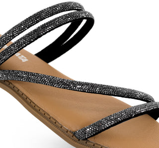 111009 Garrapata Sandalia Sintético Negro