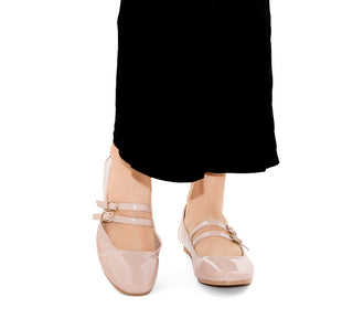 ES-01 Sarah studio Flats Charol Maquillaje