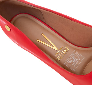 1184.1101 Vizzano Zapatilla alta Napa metalica Rojo
