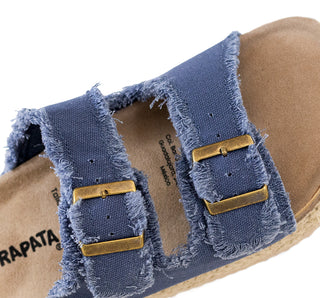 511004 Garrapata Sandalia Textil Azul